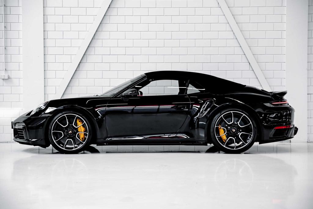 Porsche 911 Cabrio 3.8 Turbo S *NP 360.000* l Akrapovic l Bu, Auto's, Porsche, Automaat, Gebruikt, Cabriolet, 4 stoelen