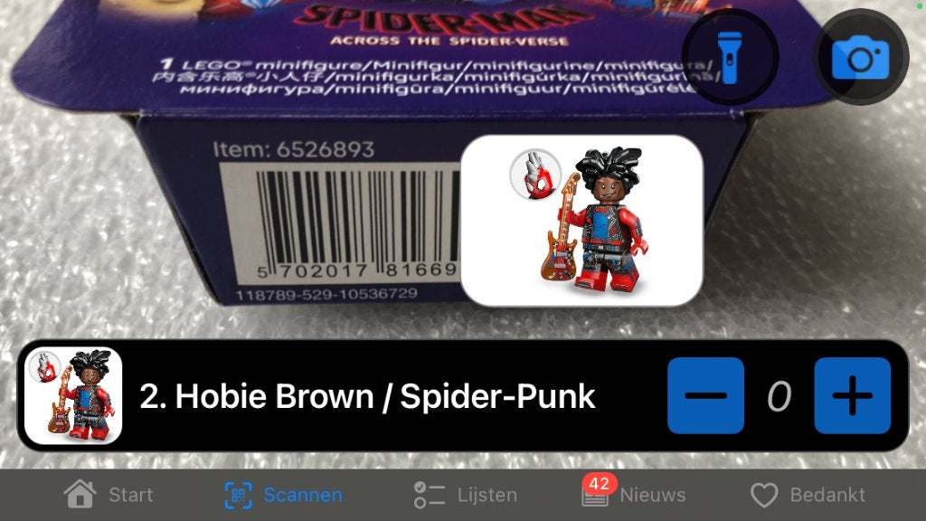 LEGO® Minifiguren 71050 - Hobie Brown / Spider-Punk *Nieuw*, Kinderen en Baby's, Speelgoed | Duplo en Lego, Lego, Nieuw, Ophalen of Verzenden
