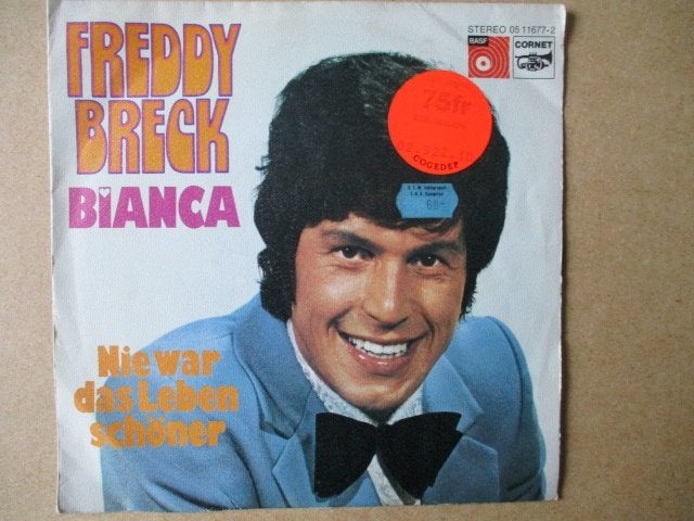 s0935 freddy breck - bianca, Ophalen, Gebruikt, 7 inch, Overige genres