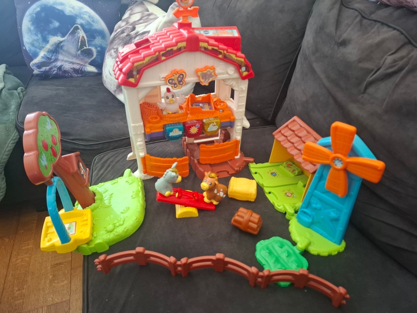 VTech Boerderij Speelset met Dieren en Accessoires, Ophalen of Verzenden, Gebruikt, Jongen of Meisje