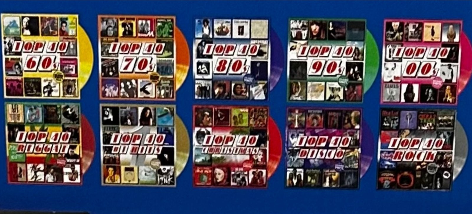 Top 40 Collectie: Jaren 60, 70, 80, 90, 00, Reggae, Hits,, LP, Colored vinyl, Ophalen of Verzenden, 12 inch