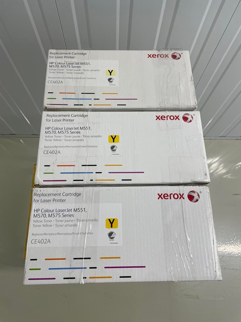 Xerox Gele Toner CE402A voor HP LaserJet M551/M570/M575, Printer, Ophalen of Verzenden, Laserprinter, Nieuw