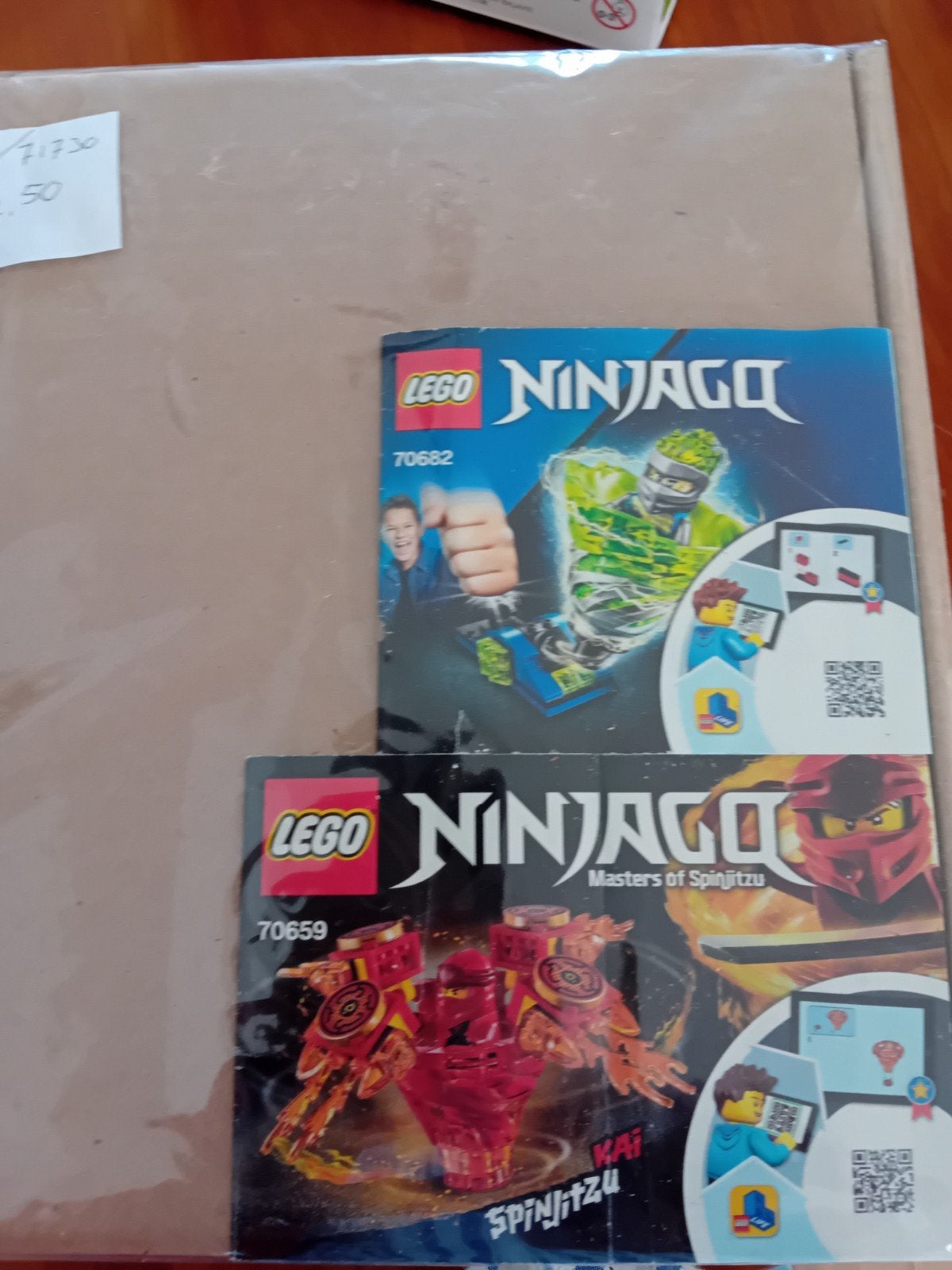 LEGO Ninjago Spinjitzu sets 70682 en 70659 - Compleet, Gebruikt, Lego, Inclusief instructies, Ophalen of Verzenden