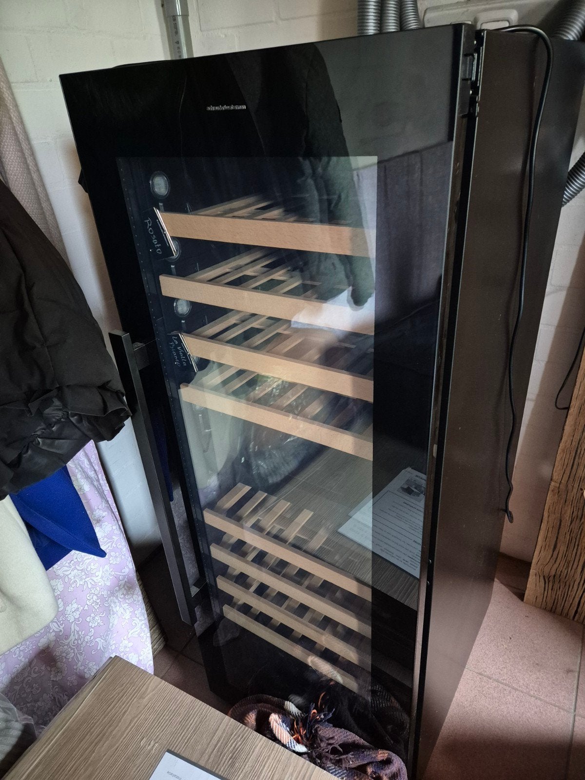Zo goed als nieuwe Schreuder en Waterman wijnklimaatkast, Ophalen, Zonder vriesvak, 120 tot 140 cm, 200 liter of meer