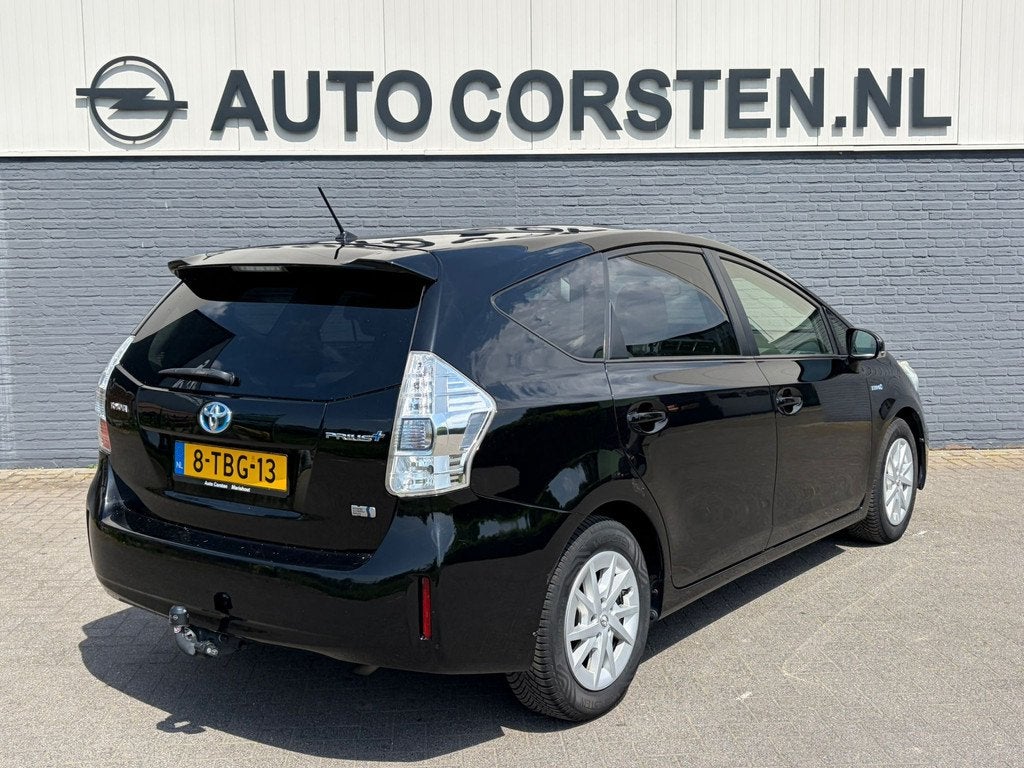 Toyota Prius Wagon 1.8I Hybrid 7-persoons Panoramadak Hud Tr, Euro 5, Gebruikt, Zwart, 4 cilinders