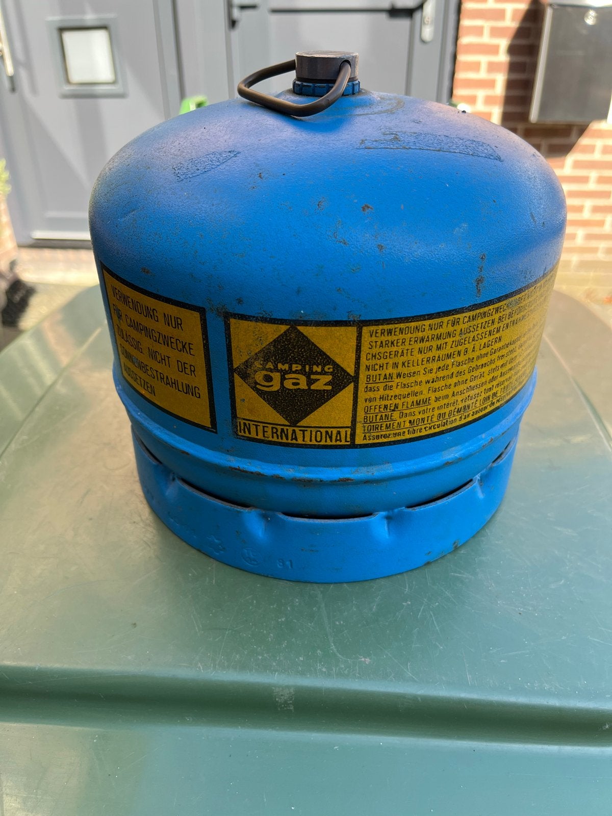 Campingaz gasfles 904, Caravans en Kamperen, Kampeeraccessoires, Ophalen, Gebruikt