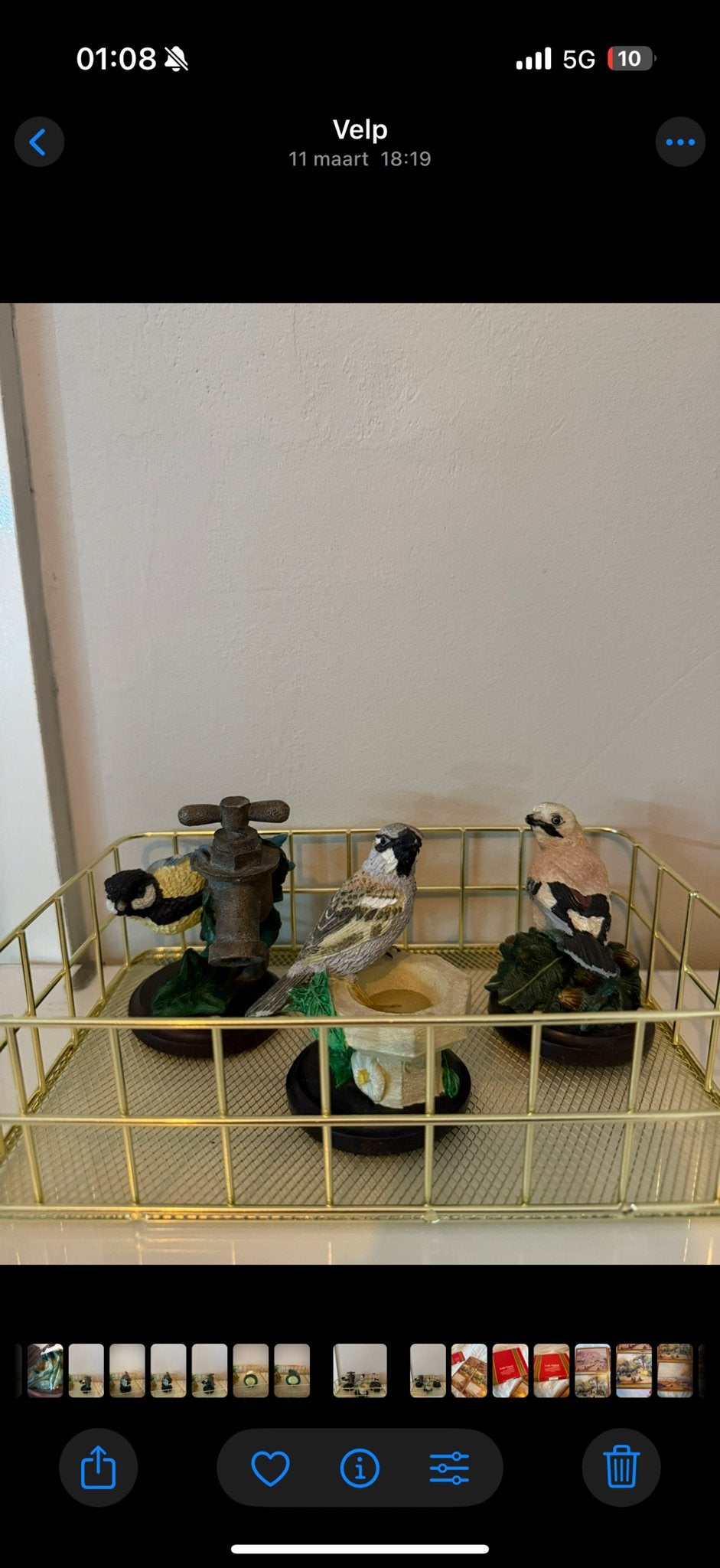 Koolmees & andere vogelbeeldjes - The Country Bird Collectio, Ophalen of Verzenden, Gebruikt, Dier
