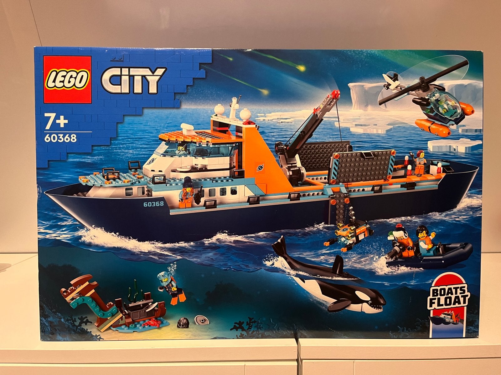 LEGO City 60368 Arctisch Onderzoeksschip - Nieuw in doos, Ophalen of Verzenden, Nieuw