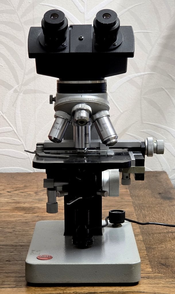 Leitz Wetzlar HM-LUX Microscoop, Ophalen, Gebruikt, 400x tot 1000x, Biologische microscoop