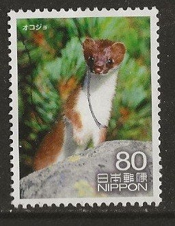 Japan 212, marter, Verzenden, Gestempeld, Oost-Azië
