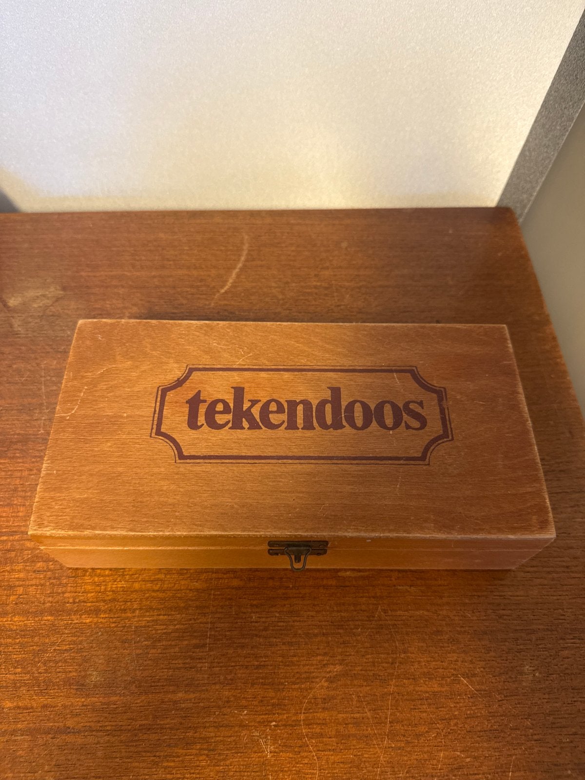 Vintage houten tekendoos - TCM, Hobby en Vrije tijd, Ophalen, Gebruikt, Overige typen