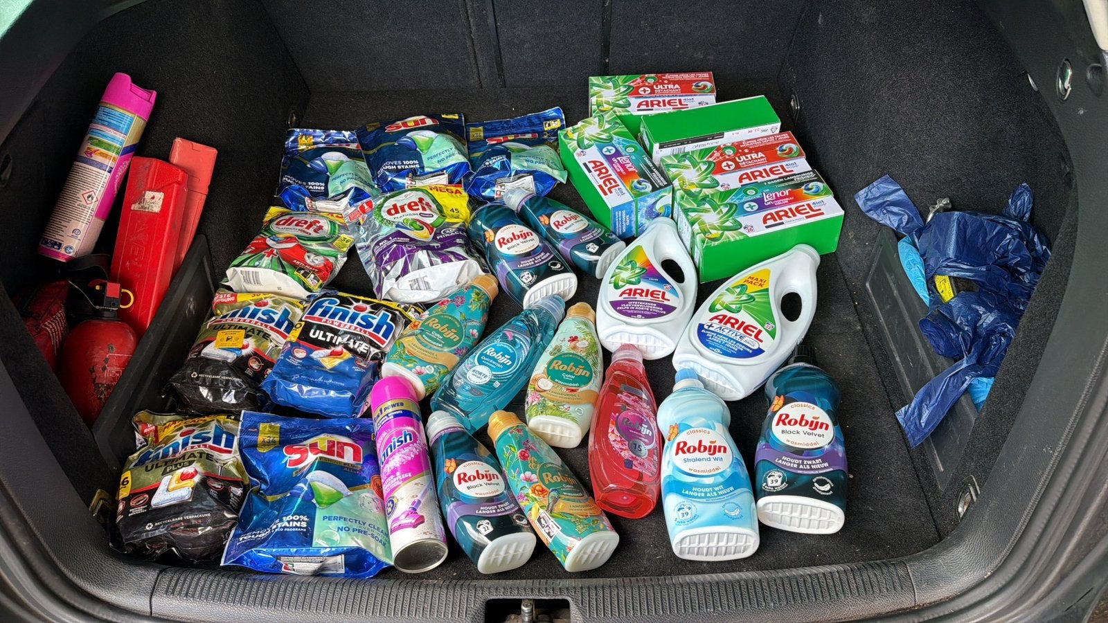 Wasmiddels te koop, Verzamelen, Overige supermarkten, Ophalen of Verzenden