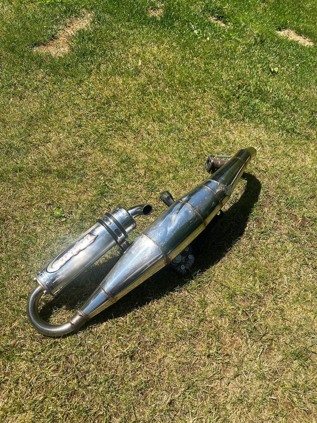 Racing uitlaat SCORPION Gilera Runner/Italjet, 125/180 cc, Ophalen, Zo goed als nieuw