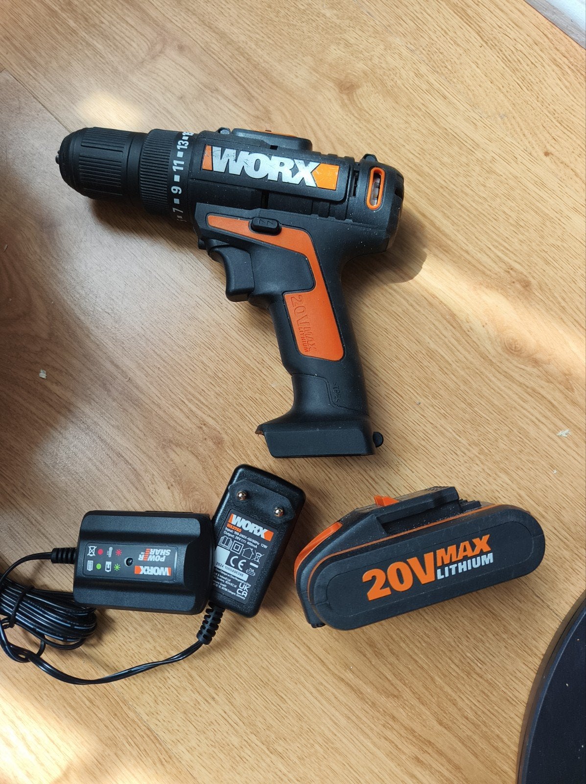 WORX 20V MAX Lithium Boor- en Schroefmachine, Doe-het-zelf en Verbouw, Gereedschap | Boormachines, Ophalen of Verzenden