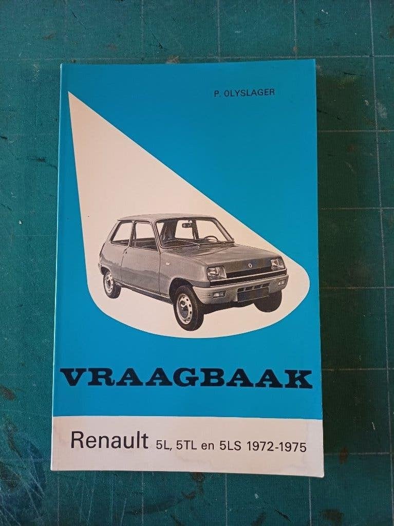 Vraagbaak RENAULT 5L 5TL 5LS 1972-1975, Auto diversen, Ophalen of Verzenden
