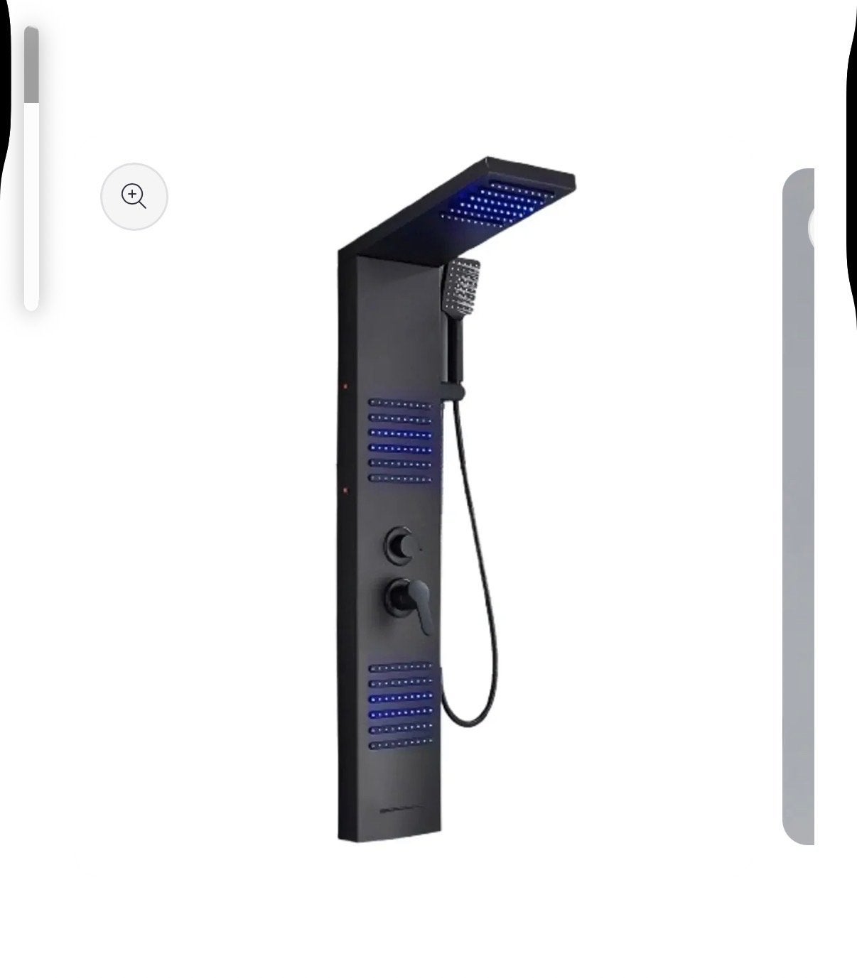 SaniSupreme Capri Douchepaneel Regendouche Mat Zwart TK1, Ophalen of Verzenden, Nieuw, Douche