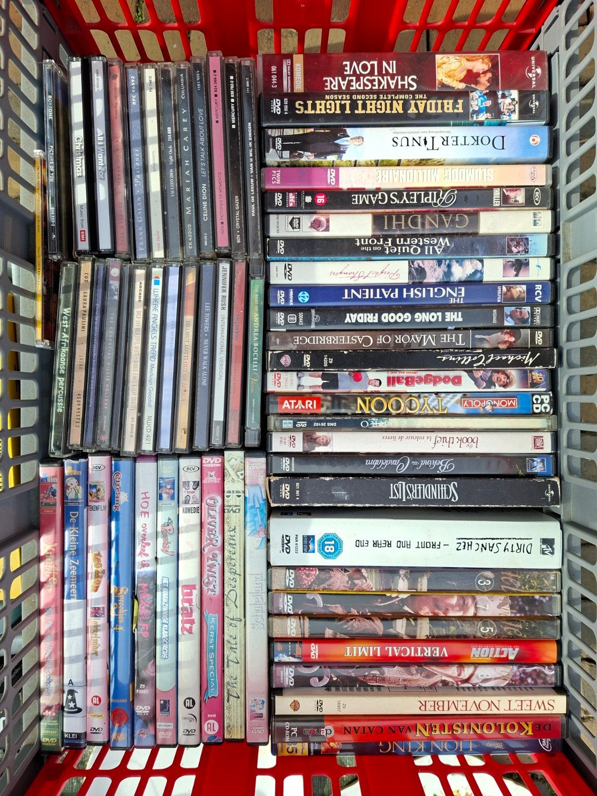 Grote partij dvd's en cd's - Diverse genres, Alle leeftijden, Ophalen of Verzenden, Zo goed als nieuw