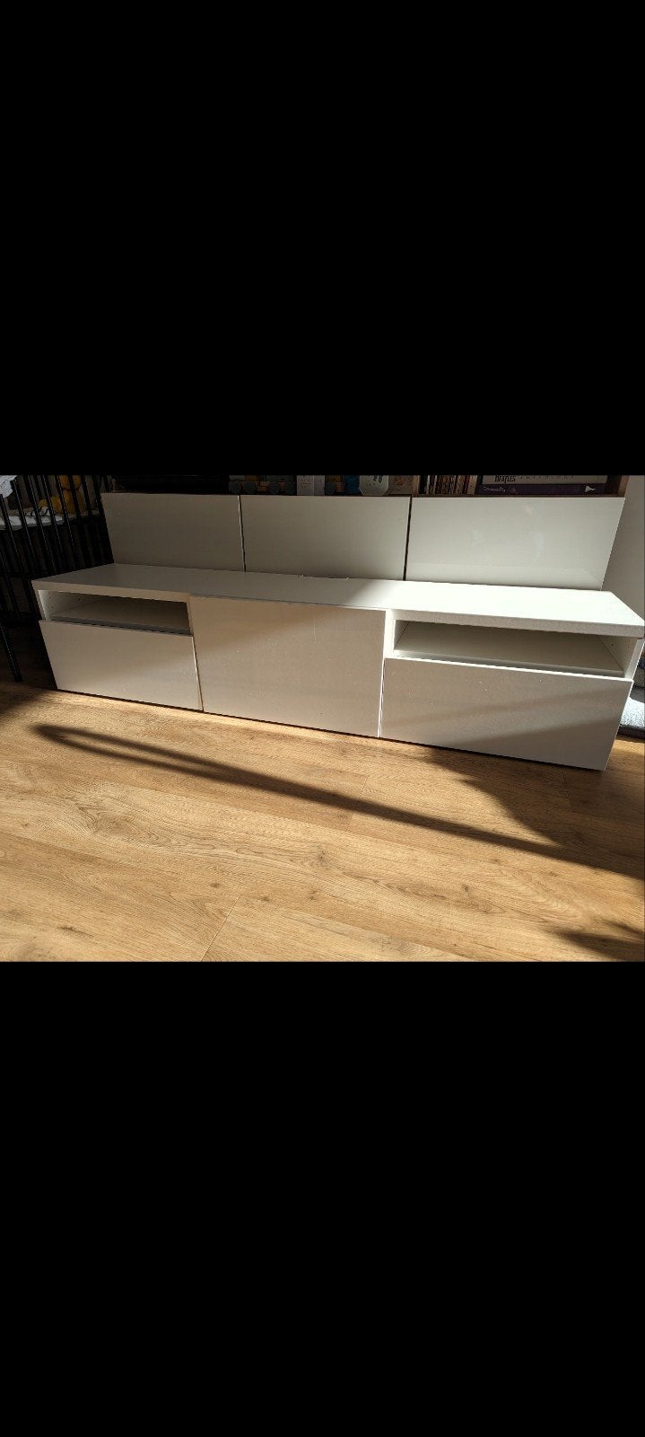 IKEA Besta TV-meubel, Ophalen, 150 tot 200 cm, Zo goed als nieuw, Minder dan 100 cm