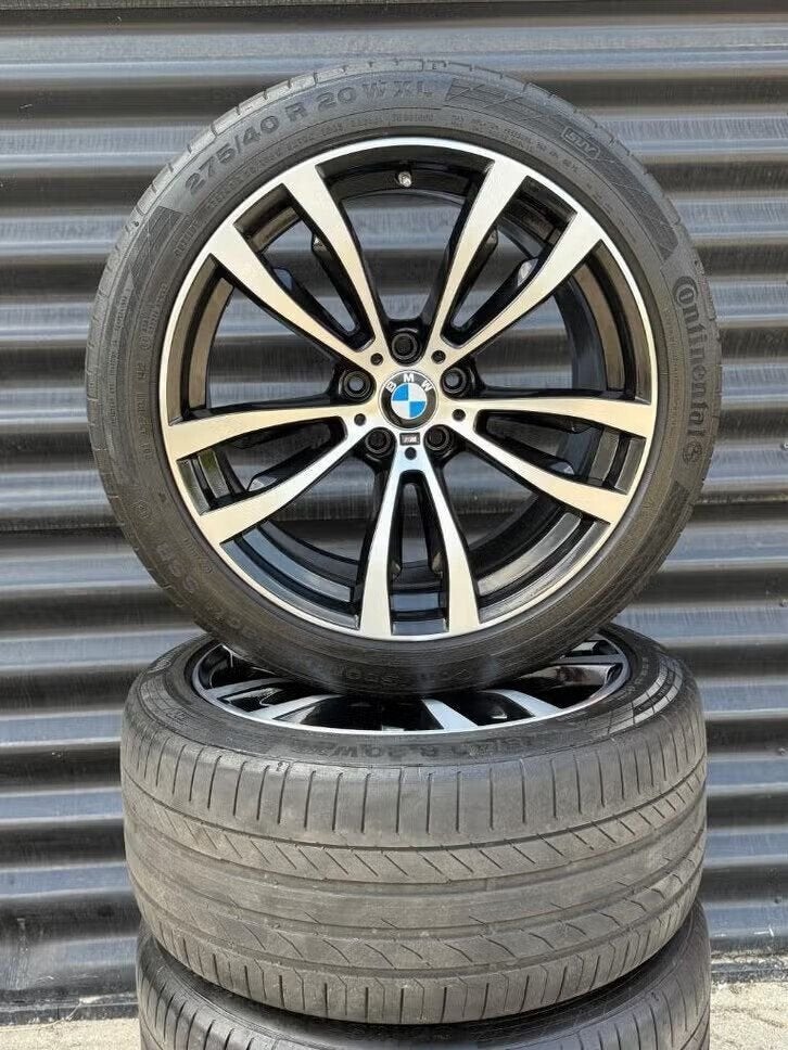 20” Orig Bmw X5 X6 F15 F16 velgen Styling 469M RFT banden, Ophalen, Gebruikt, 275 mm, Banden en Velgen