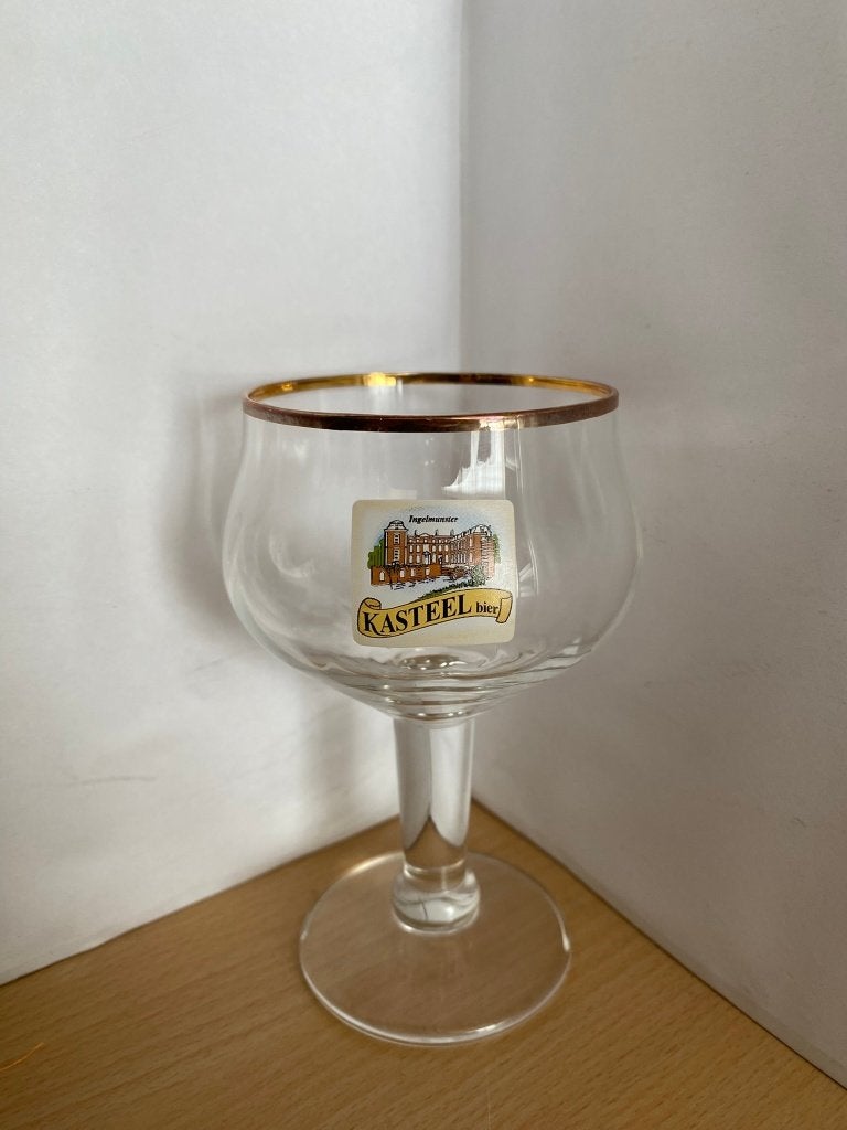 5x proefgas Kasteel bier 15cl bierglas, Ophalen of Verzenden, Zo goed als nieuw, Glas of Glazen, Overige merken