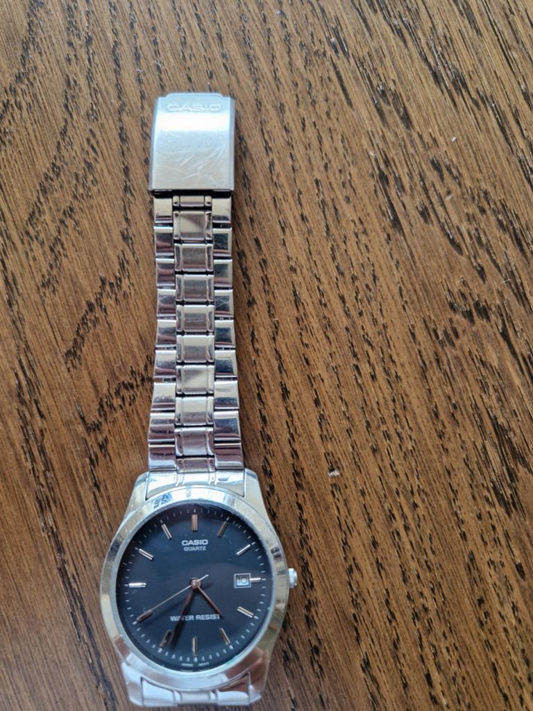 Casio horloge, Ophalen of Verzenden, Gebruikt, Staal, Casio