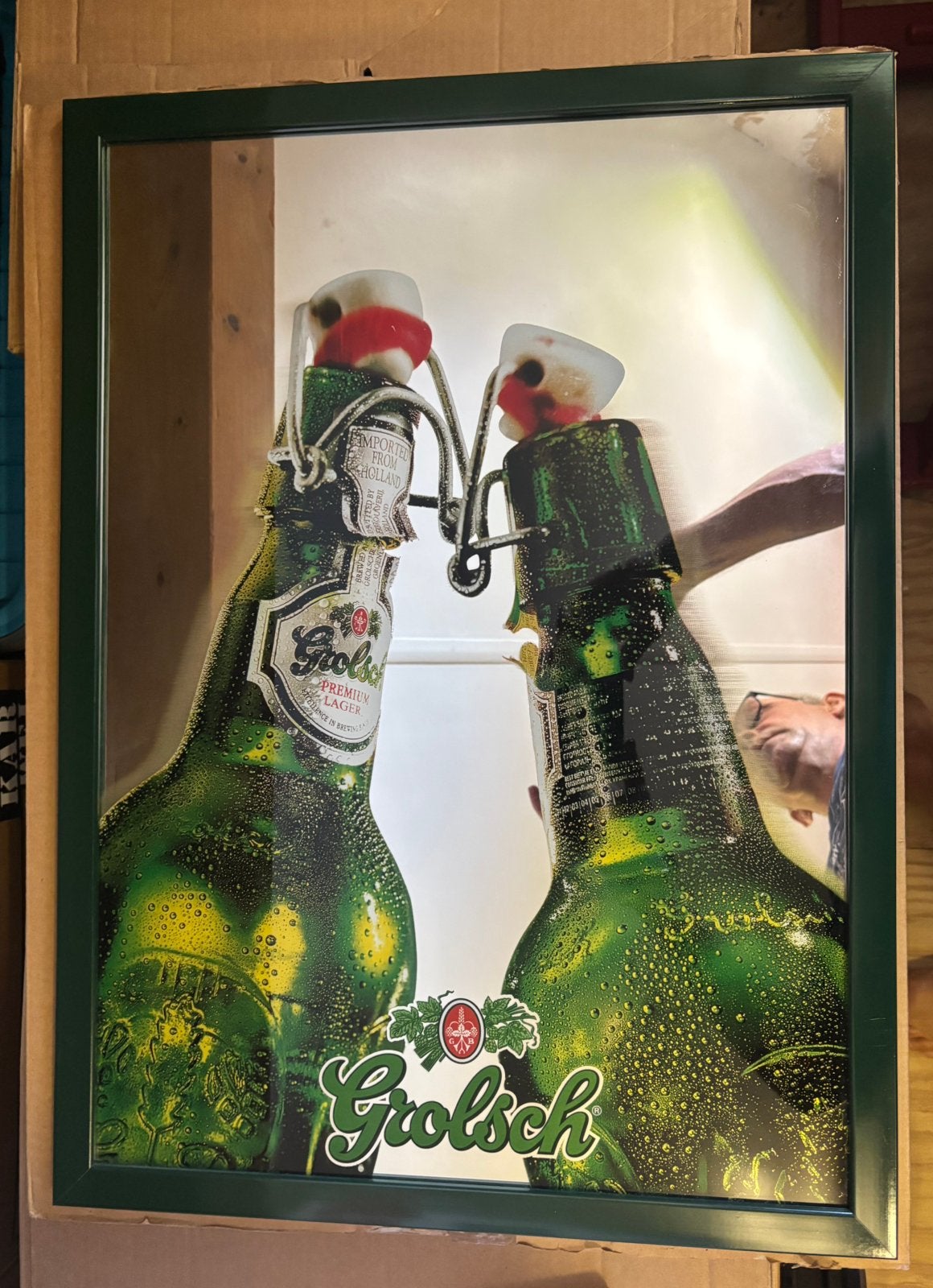 Grolsch 3 spiegels, Ophalen, Zo goed als nieuw, Overige typen, Grolsch