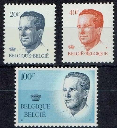 België 1984 - OBP 2135-2137 - Koning Boudewijn Velghe, Postzegels en Munten, Postzegels | Europa | België, Frankeerzegel, Ophalen of Verzenden