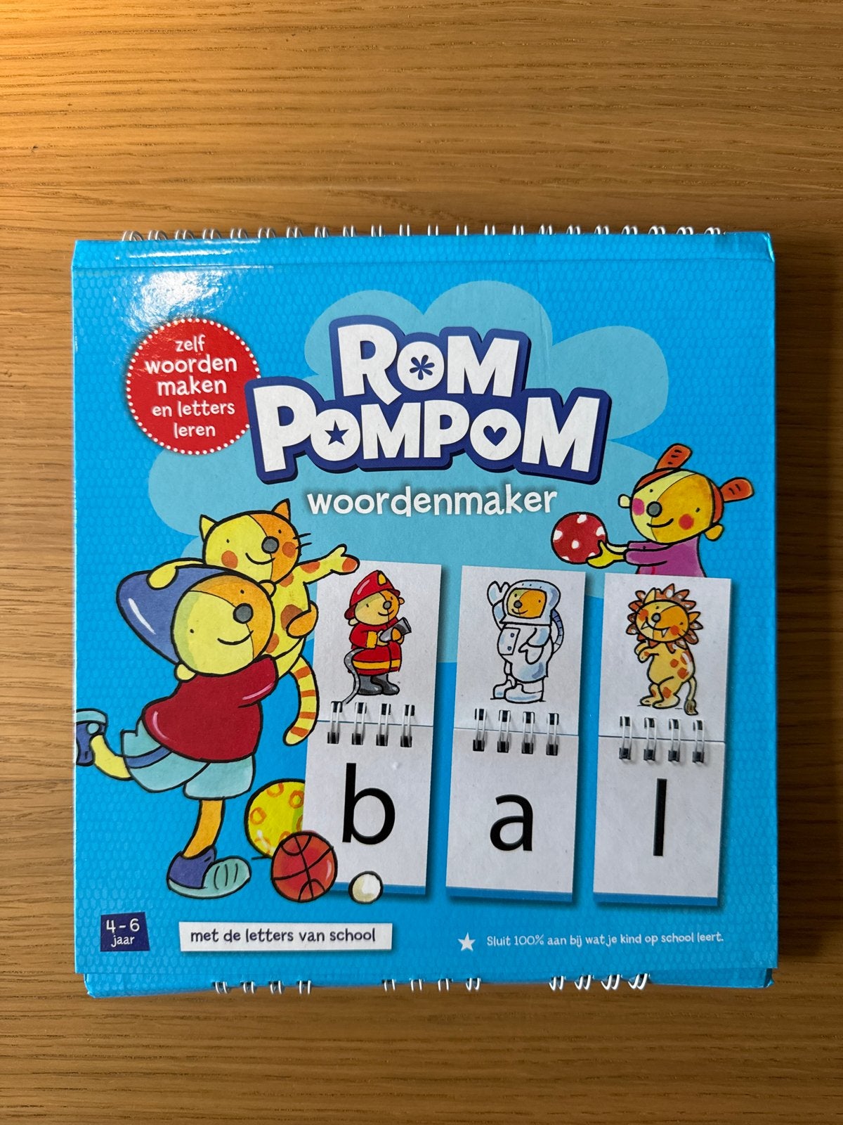 Rom Pom Pom Woordenmaker - Leren lezen en woorden maken, Kinderen en Baby's, Speelgoed | Educatief en Creatief, Ophalen, Zo goed als nieuw