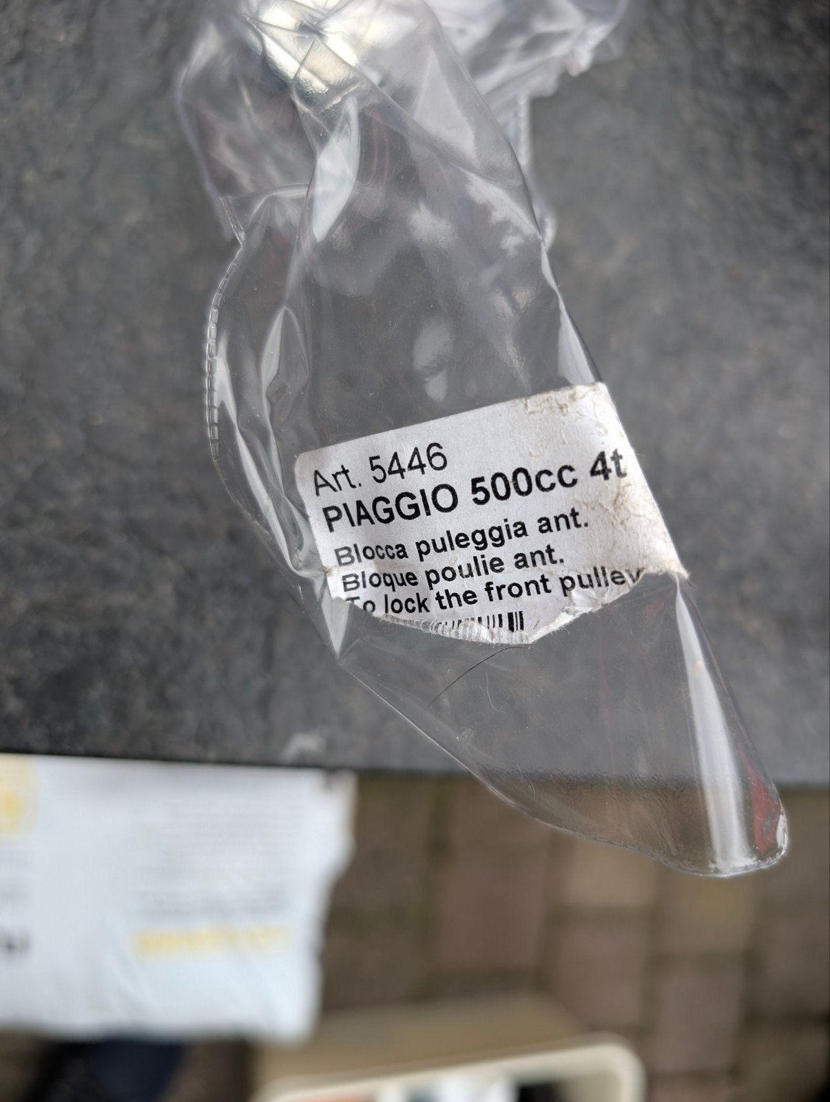 Piaggio 500cc 4t voorste poelie blokkeergereedschap, Ophalen of Verzenden, Nieuw