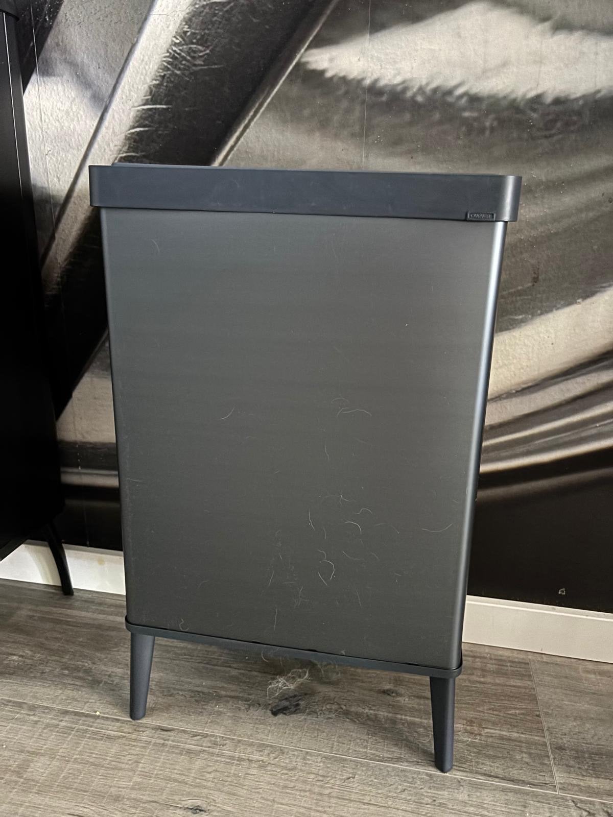 Prullenbak 58 liter  - Mat antraciet, Huis en Inrichting, Woonaccessoires | Prullenbakken, 50 – 75, Gebruikt, Ophalen of Verzenden
