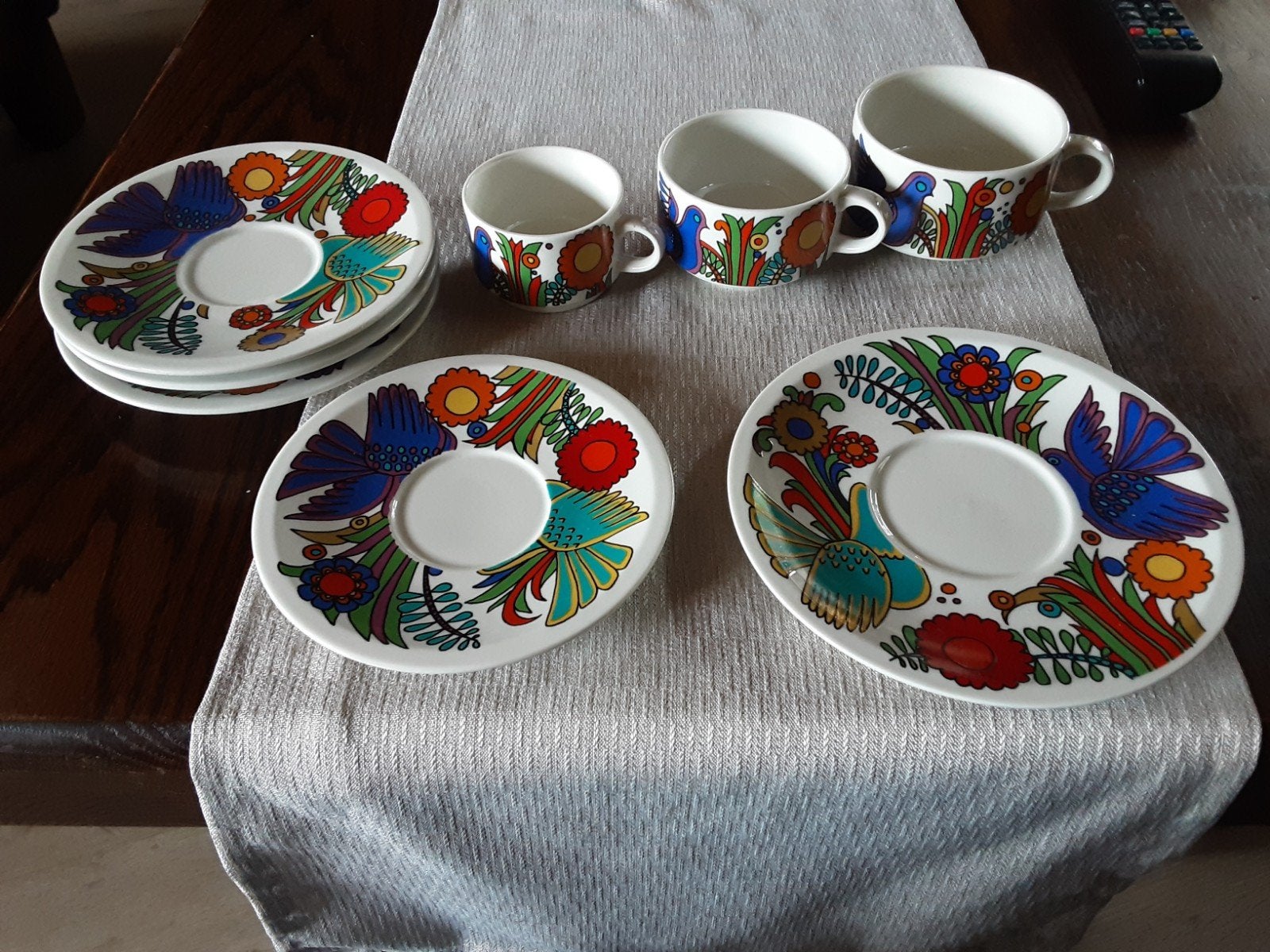 acapulco villeroy en boch kop en schotels servies, Antiek en Kunst, Ophalen of Verzenden
