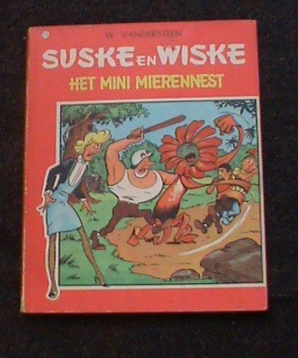 Suske en Wiske Het Mini mierennest 1e druk Matte versie 1967, Eén stripboek, Ophalen of Verzenden, Gelezen