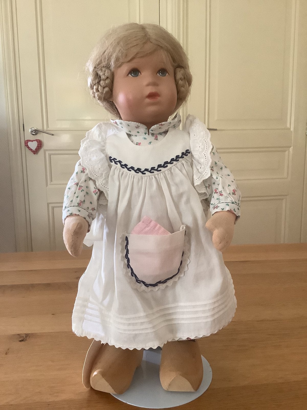 Kathe kruse 34 cm jaren 90 ,johanna,uitgave slechts 50 st., Ophalen of Verzenden, Zo goed als nieuw, Pop