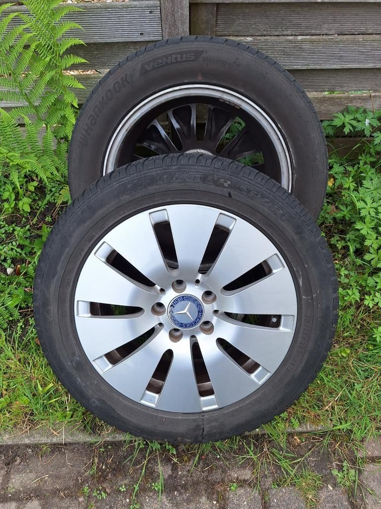 Mercedes velgen 16 en 18 inch, Ophalen, 18 inch, Velg(en), Winterbanden