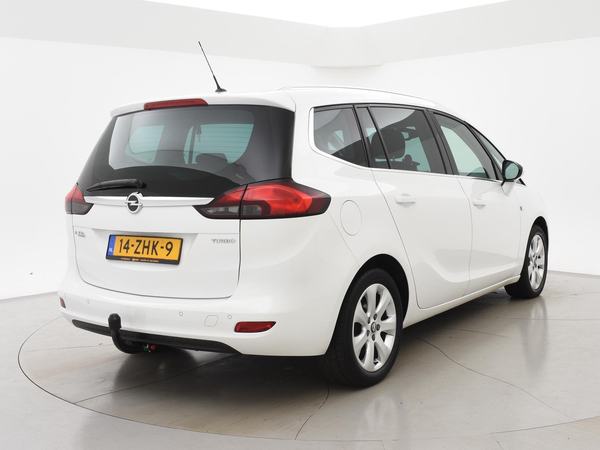 Opel Zafira Tourer 1.4 140 PK COSMO AUT. *82.601 KM!* + XENO, Auto's, Euro 5, Stof, Gebruikt, 4 cilinders