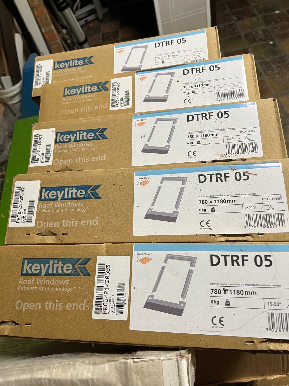5x Keylite DTRF 05 gootstuk 78x118 – Nieuw in doos, per set, Ophalen, Minder dan 80 cm, 80 tot 120 cm, Nieuw