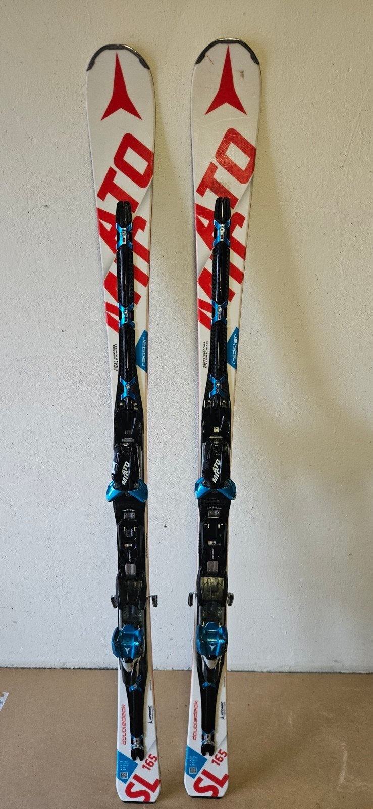 TOPSKI Atomic REDSTER SL Doubledeck 165cm RACECARVER (44), 160 tot 180 cm, Ophalen of Verzenden, Zo goed als nieuw, Carve