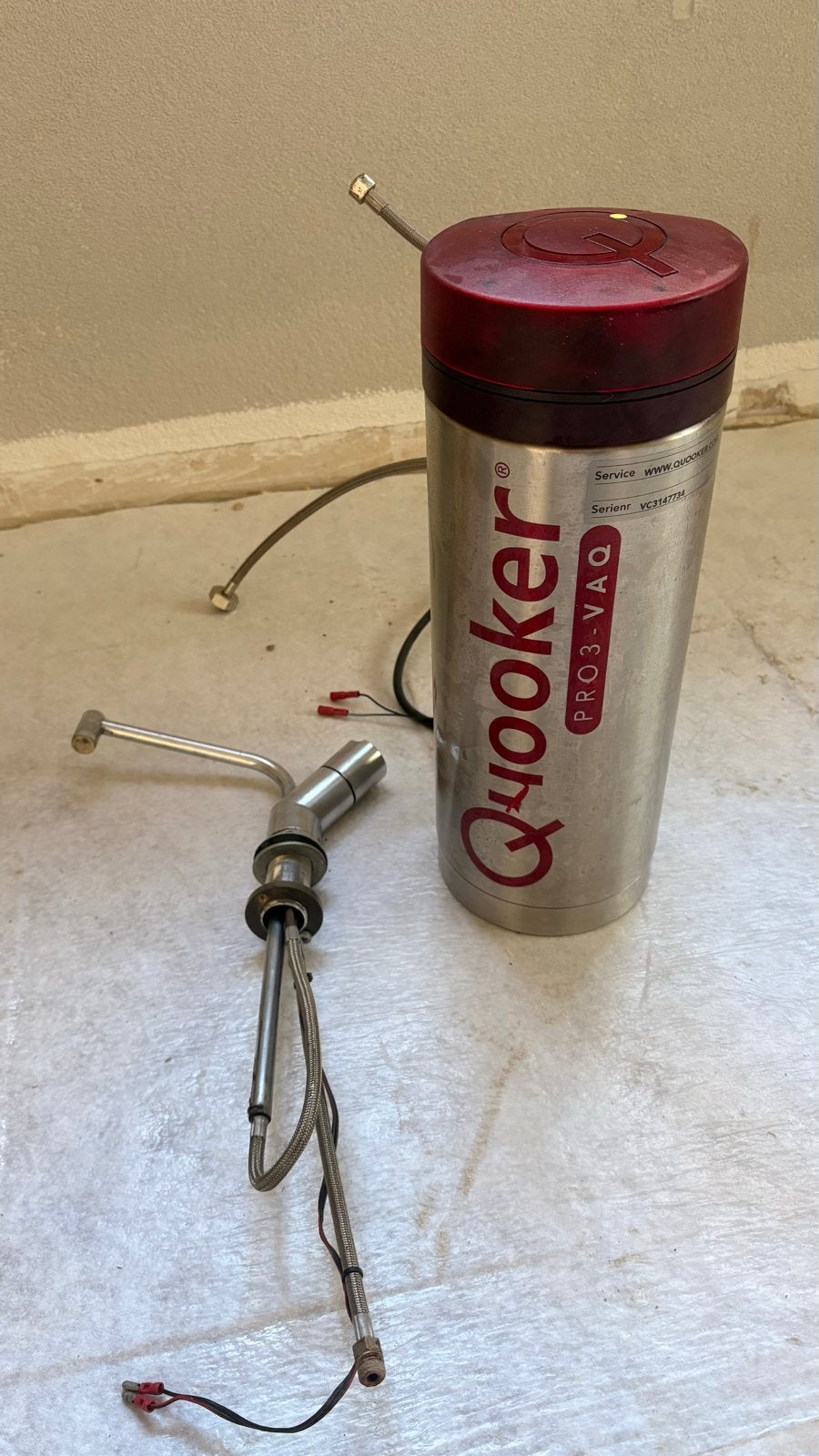 Quooker PRO3-VAQ met kraan - Gebruikt, Ophalen, Zilver, Metaal, Overige merken