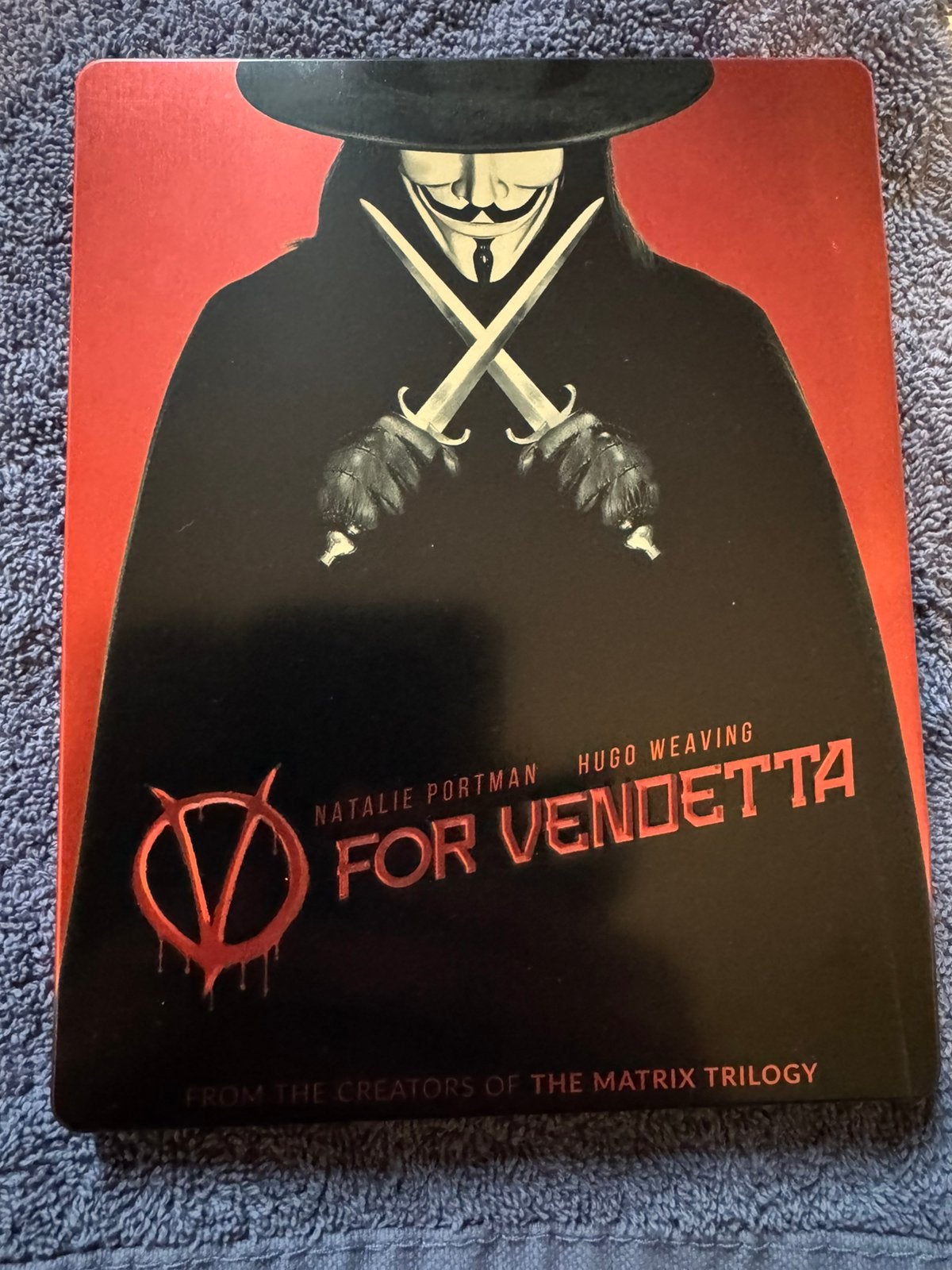 V for Vendetta bluray steelbook NL ondertiteld, Cd's en Dvd's, Blu-ray, Ophalen of Verzenden, Zo goed als nieuw, Actie