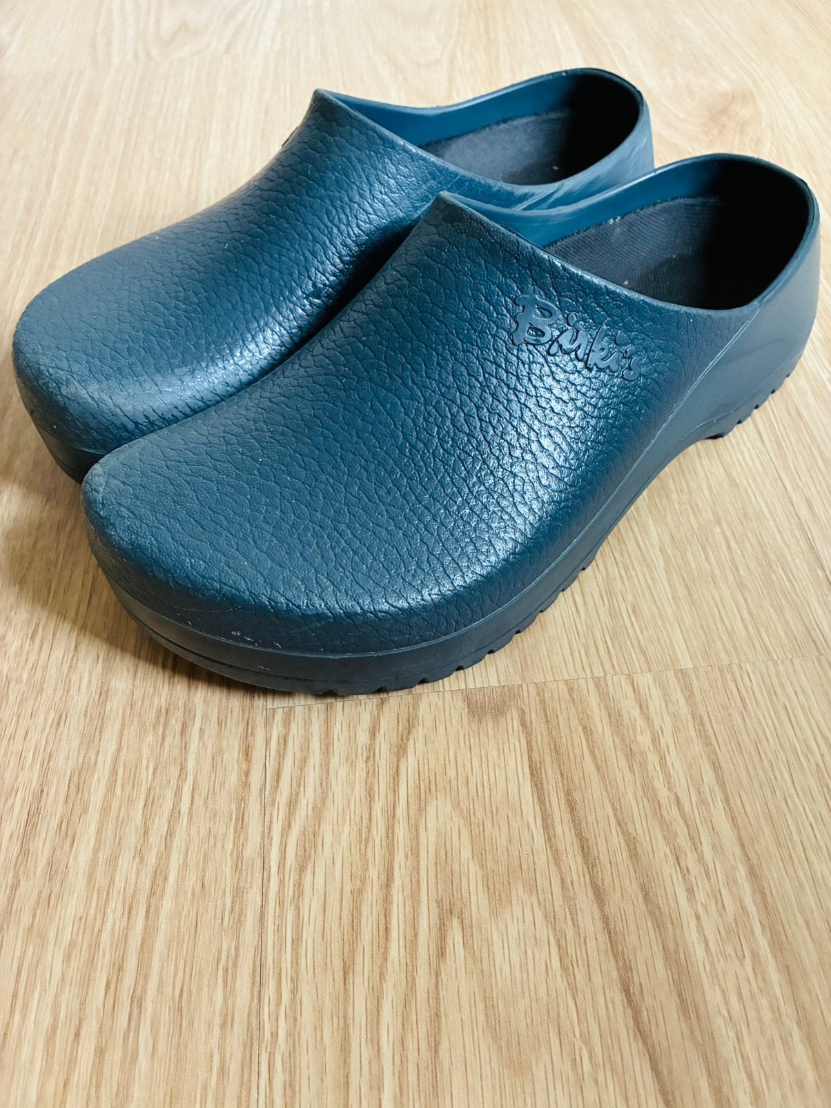 Birkenstock klompen mt 45, Ophalen, Zo goed als nieuw, Blauw