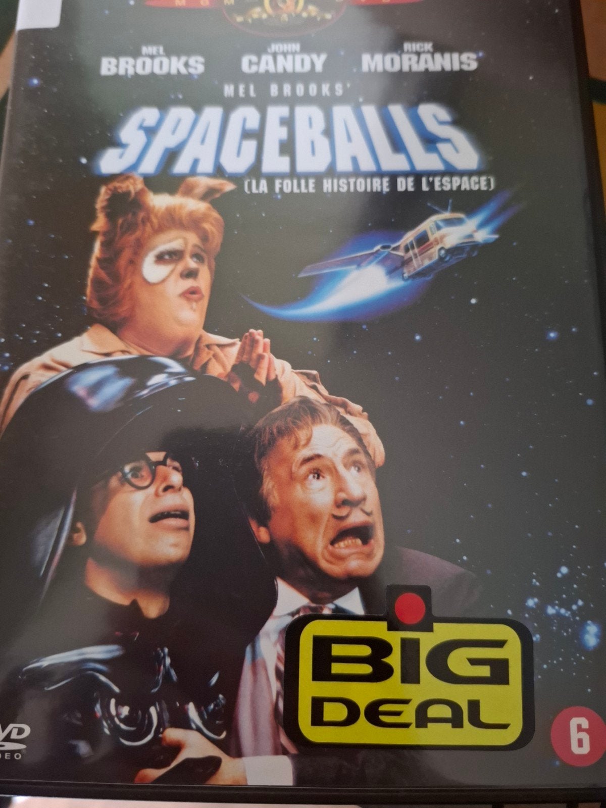 Spaceballs (DVD) - Mel Brooks Komedie Klassieker, Italiaans, Ophalen of Verzenden, Vanaf 6 jaar, Inclusief doosje
