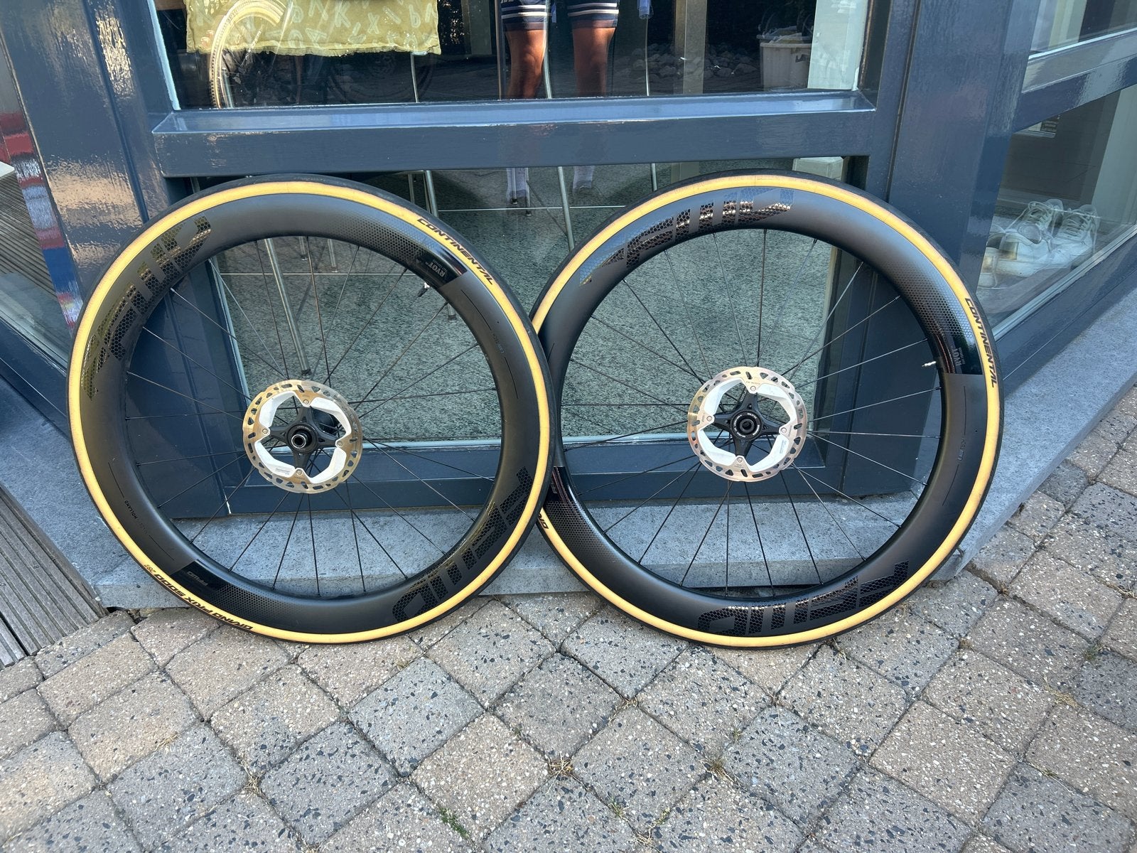 FFWD RYOT 55 Carbon Wielset met Continental GP5000 S TR, Fietsen en Brommers, Fietsonderdelen, Wiel, Ophalen of Verzenden, Zo goed als nieuw