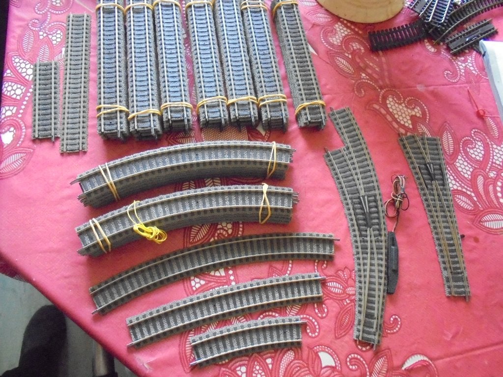 fleischmann profi rails en wissels ho 52 stuks, Gelijkstroom, Fleischmann, Rails, Ophalen of Verzenden