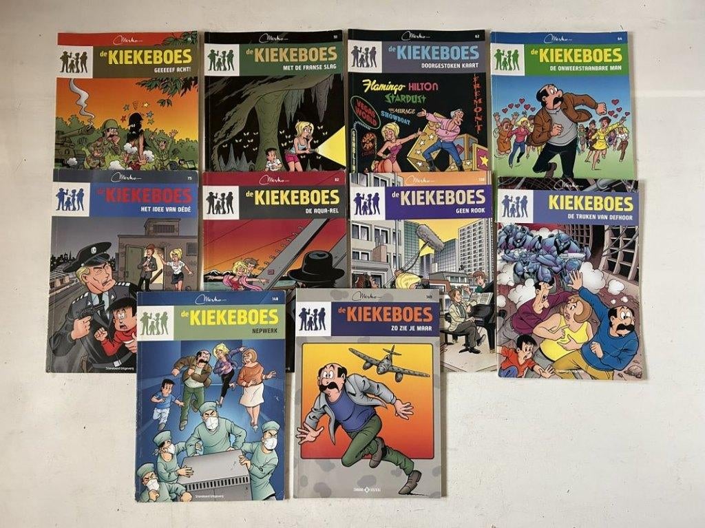 De Kiekeboes strips, Meerdere stripboeken, Ophalen of Verzenden, Gelezen