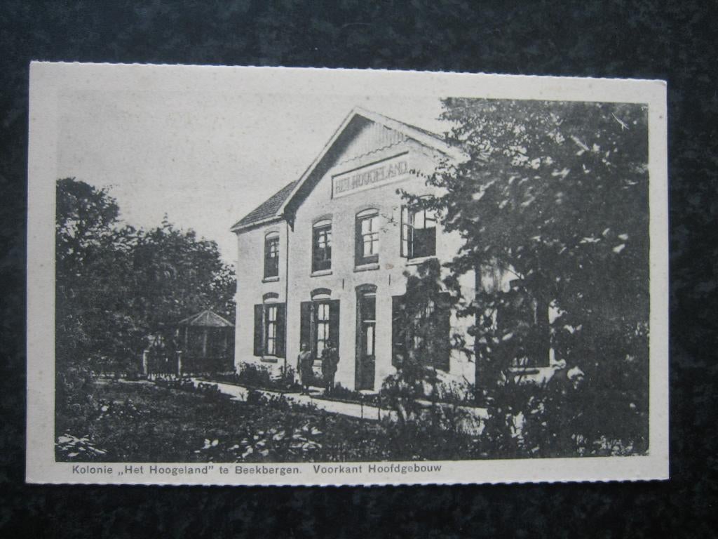 BEEKBERGEN Kolonie het hogeland voorkant Hoofdgebouw, Ophalen of Verzenden, 1940 tot 1960, Gelderland