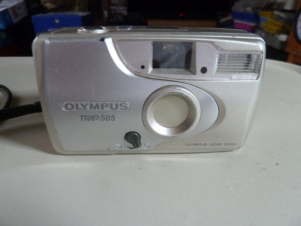 Olympus analoge foto camera TRIP-505, Ophalen of Verzenden, Gebruikt, Compact, Olympus
