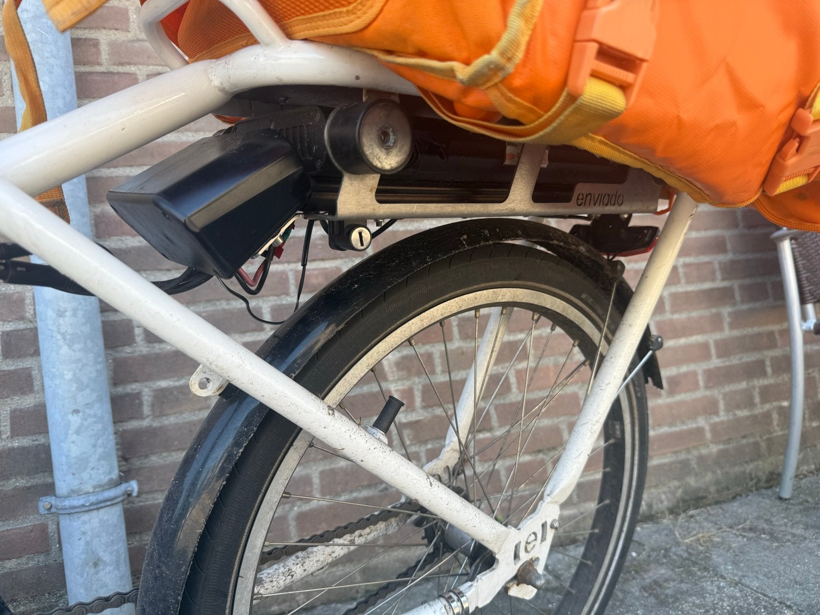 Elektrische bakfiets met bezorgtas, Overige merken, Gebruikt, Goederen, Elektrisch