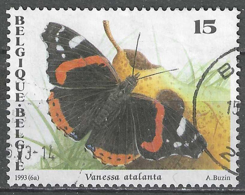 Belgie 1993 - Yvert/OBP 2503 - Natuur - Vlinders  (ST), Verzenden, Gestempeld
