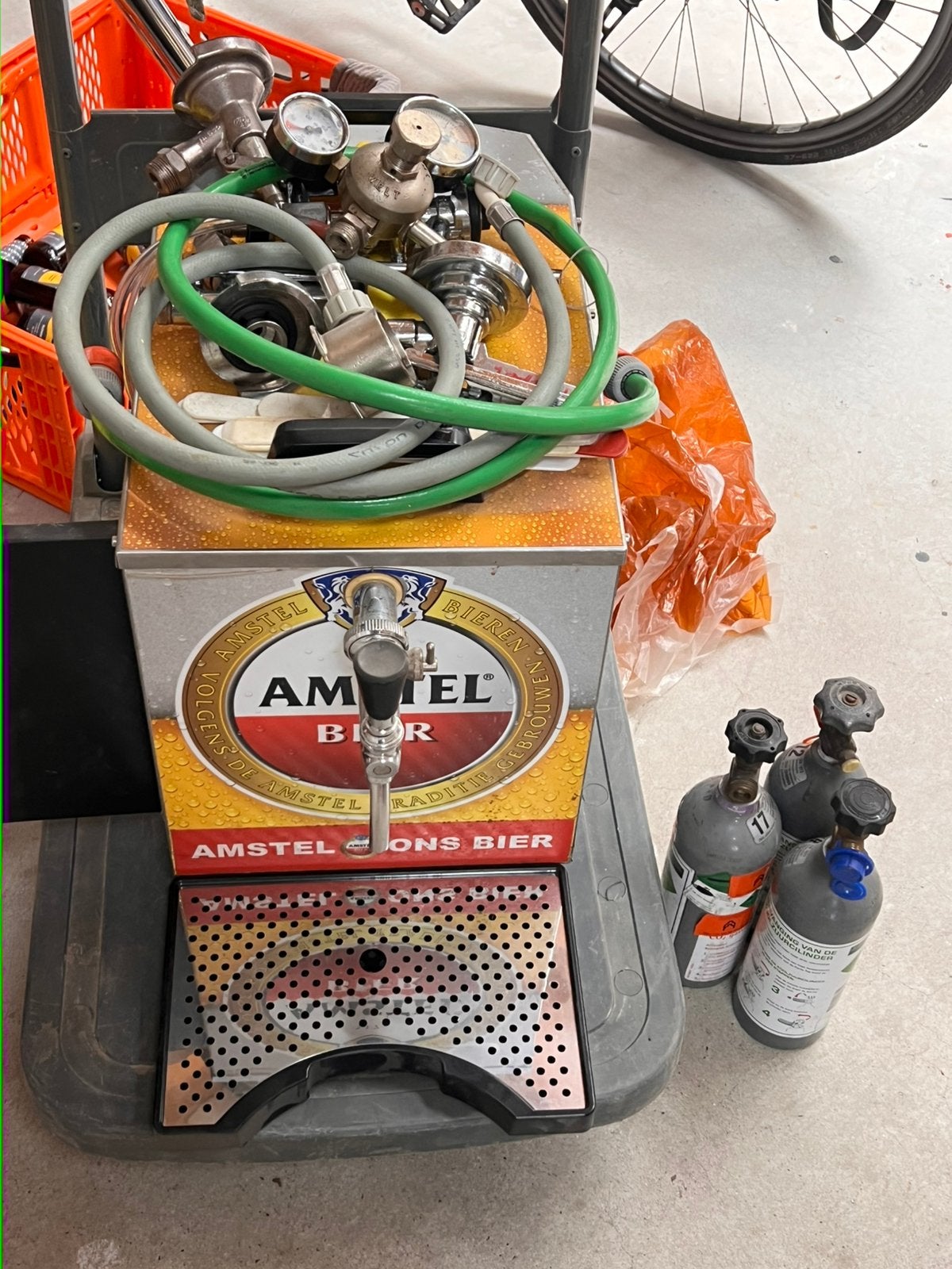 Tafeltap biertap met 4 koppelingen en doorspoelset, Ophalen, Zo goed als nieuw, Overige merken
