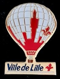 Ville de Lille ballon pin, Verzenden, Nieuw, Transport, Speldje of Pin